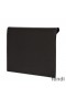 F is Fendi Large Slim Pouch In Cruise Leather Black