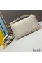 Fendi Baguette Bag In Stitching Leather White