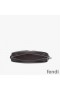 Fendi Compact Camera Case In ROMA Logo FF Motif Fabric Black