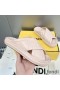 Fendi Crossover Slides Women FF Motif Leather Pink