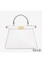 Fendi Medium Peekaboo Iseeu Bag In Nappa Laether White