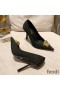 Fendi Pumps Women Fendace FF Fabric Black