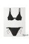 Fendi Reversible Bikini Set Women FF Motif Lycra Brown/Black