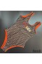 Fendi Swimsuit Women Logo FF Motif Lycra Brown/Orange