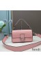 Fendi Baguette Re-Edition Bag In Crocodile Leather Pink