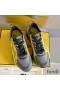 Fendi Flow Sneakers Men Mesh and Suede Black