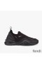 Fendi Flow Sneakers Unisex Mesh Black