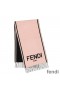 Fendi Roma Logo Scarf In Cashmere Pink/Black