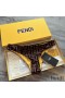 Fendi Underwear Set Women Fendi FF Motif Lycra Brown/Yellow
