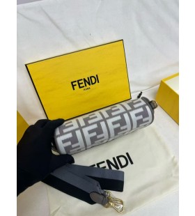 Fendi Wallet On Chain Baguette Fabric Blue