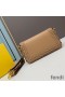 Fendi Baguette Bag In Stitching Leather Apricot