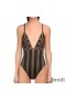 Fendi Crisscross Swimsuit Women Vichy Pequin Motif Lycra Brown