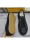 Fendi Domino Sneakers Unisex FF Motif Fabric Black