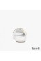 Fendi Fendigraphy Crossover Slides Women Leather White