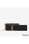 Fendi Fendigraphy Wallet with Chain In Calf Leather Black