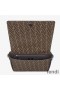 Fendi Large Messenger Bag In FF Motif Fabric Brown