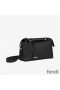 Fendi Medium By The Way Boston Bag In Calfskin Black