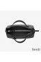 Fendi Medium By The Way Boston Bag In Calfskin Black
