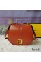 Fendi Medium C'mon Bag In Calf Leather Brown