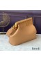 Fendi Medium First Bag In Nappa Leather Beige