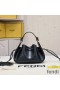 Fendi Mini Pomodorino Bucket Bag In Calf Leather Black