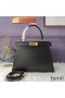 Fendi Small Peekaboo Iseeu Bag In Nappa Laether Black
