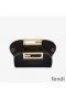 Fendi Small Way Bag In Calf Leather Black