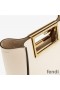 Fendi Small Way Bag In Calf Leather White