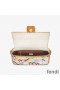 Fendi Baguette Bag In FF Motif Canvas Multicolor
