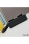 Fendi Baguette Bag In Stitching Leather Black