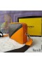 Fendi Compact Camera Case In FF Motif Fabric Brown/Orange