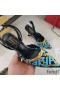 Fendi First Slingback Pumps Women Fendace Baroque Fabric Sky Blue