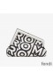 Fendi Medium First Bag In Fendi Roma Capsule Leather Black/White