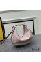 Fendi Mini Fendigraphy Hobo Bag In Calf Leather Cherry