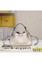 Fendi Mini Pomodorino Bucket Bag In Calf Leather Beige