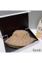 Fendi Reversible Bucket Hat In FF Motif Cotton Khaki/Beige