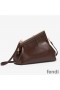 Fendi Small First Bag In Nappa Leather Coffee