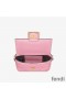フェンディミニバゲットバッグFFモチーフNappa革のピンク