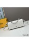 Fendi First Sight Pouch In Calf Leather White
