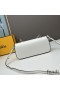 Fendi First Sight Pouch In Calf Leather White