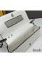 Fendi First Sight Pouch In Calf Leather White