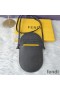 Fendi O'Lock Phone Pouch In Calf Leather Black