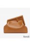 Fendi Medium First Bag In Nappa Leather Brown