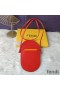 Fendi O'Lock Phone Pouch In Calf Leather Red