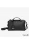 Fendi Medium By The Way Boston Bag In Calfskin Black