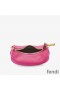 Fendi Mini Fendigraphy Hobo Bag In Calf Leather Rose