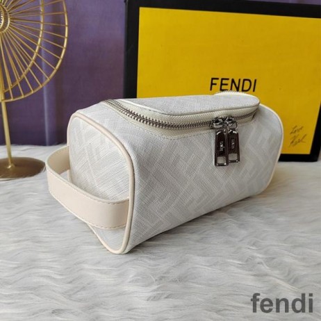 Fendi 들 손잡이를 가진 FF 에서 모티브 직물색