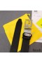 Fendi FF 뒤집을 수 있는 버클 벨트에서 송아지를 가죽 검정