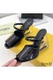 Fendi First Sandals Women Patent Leather Black