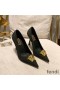 Fendi Pumps Women Fendace FF Fabric Black